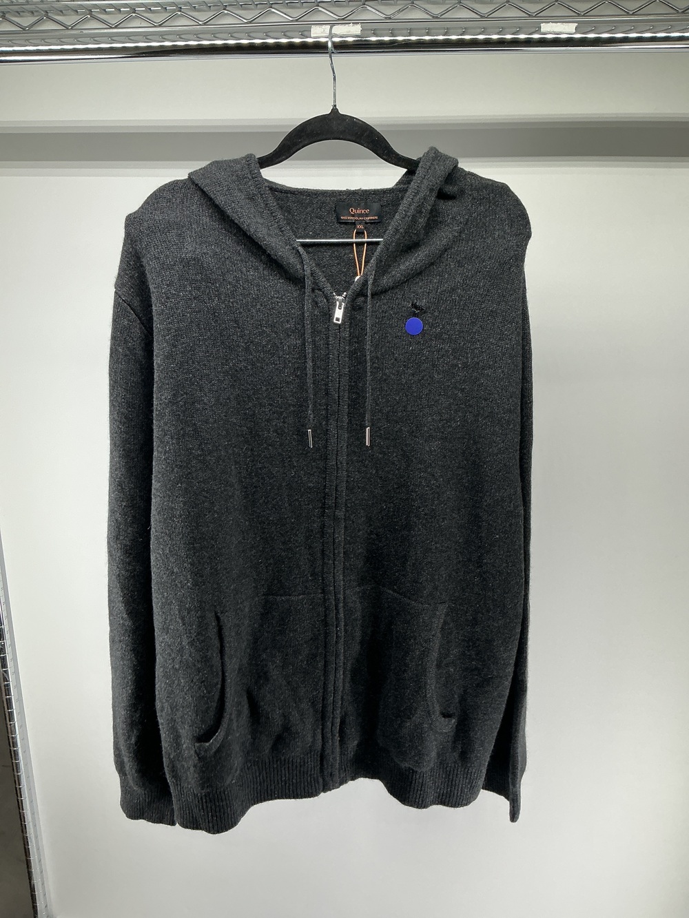 Mongolian Cashmere Full-Zip Hoodie